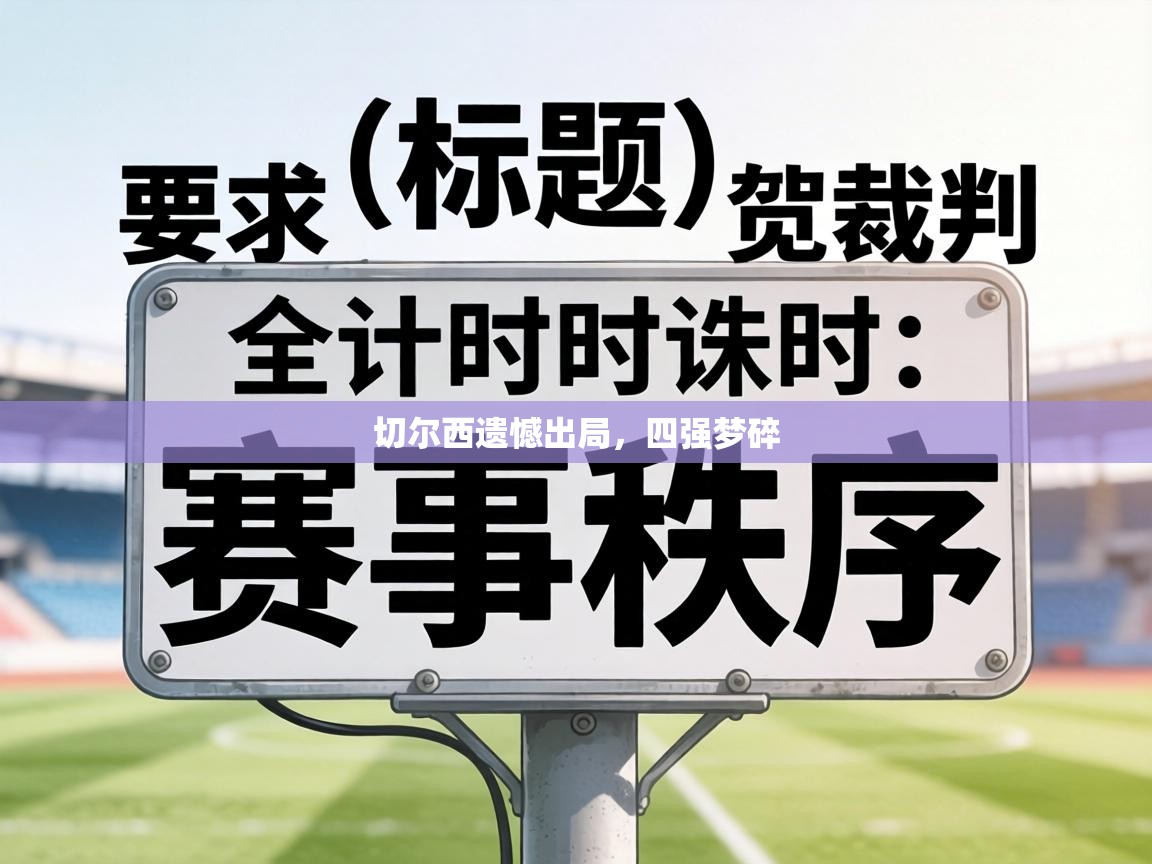 切尔西遗憾出局,四强梦碎